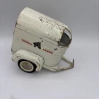1950’s Vintage Tonka Farms Horse Trailer ( No Horses Or Back Gate )