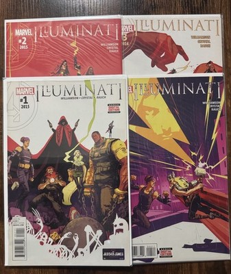 Illuminati #1-#4 Lot Of 4 Comics Riley Rossmo Cover Marvel Comics January 2016
