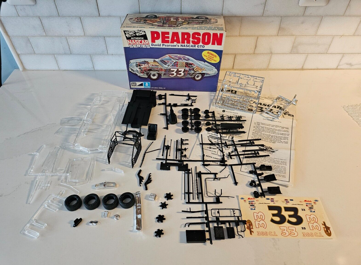 RARE VTG MPC 1706 David Pearson #33 Pontiac GTO Clear Body RARE VTG MPC 1706 David Pearson #33 Pontiac GTO Clear Body