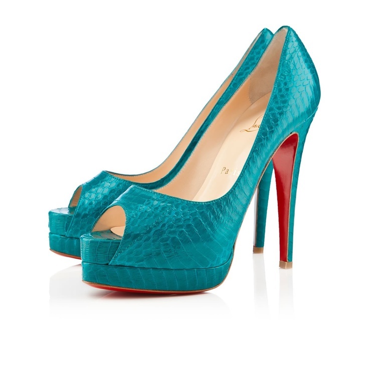 100% AUTH NEW WOMEN LOUBOUTIN ALTADAMA 140 CARAIBES WATER SNAKE HEEL/PUMPS US 11