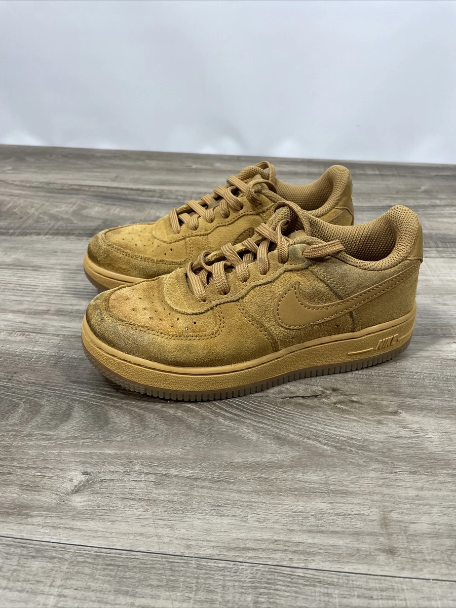 Nike Air Force 1 AF1 Sneakers Shoes LV 8 (Wheat/ Gum) US 1Y BQ5486-700 PK