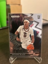 2023-24 Panini Prizm Draft Picks Fearless Anthony Black Silver Rookie RC #10