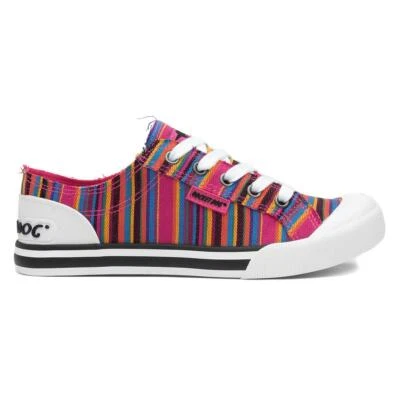 Rocket Dog Womens Shoes Multicoloured Ladies Lace Up Canvas Jazzin Aloe SIZE