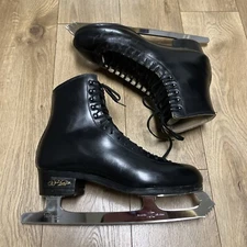 SP Teri Mens Ice Figure Skates Black MK Professional Blade 10 A BB 61 Msrp $1000