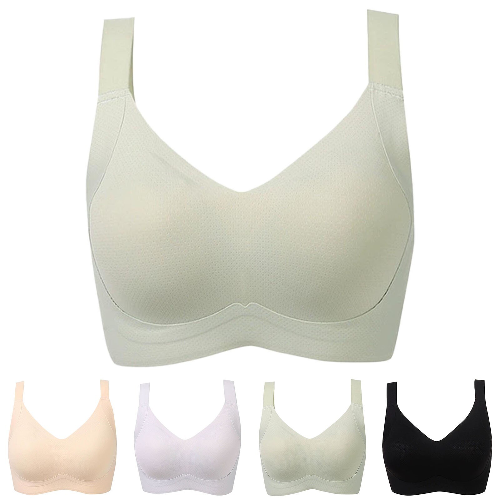 Plus Size Bra Without Underwire Thin Bra Without And Sag Sports Bra Cups