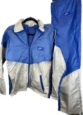 VTG 80s Nike Sportswear Windbreaker Track Suit 70's M USA Made Orange Label OG.