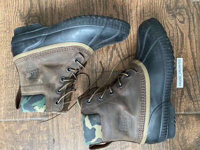SOREL x J CREW CHEYANNE II Camo Tobacco Brown Waterproof  display picture 3