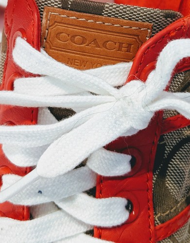 coach signature tennis shoes