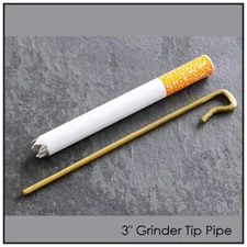 3" Grinder Tip One Hitter Pipe