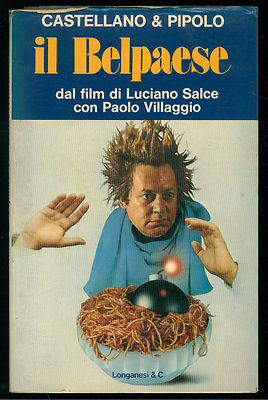 CASTELLANO E PIPOLO IL BELPAESE LONGANESI 1977 CINEMA PAOLO VILLILLILLAGO