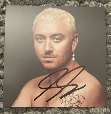 SAM SMITH Gloria AUTOGRAPHED STAR SIGNED Insert In Hand Insert Only