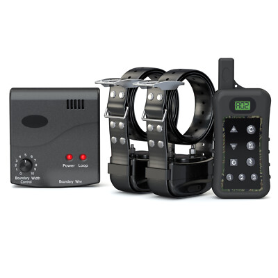 bark collar electric fence combo