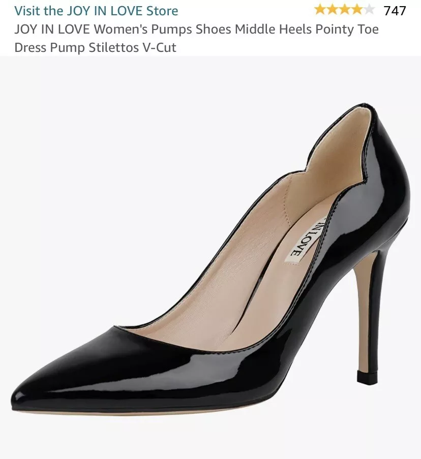 V cut shop pumps