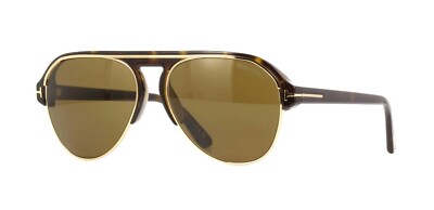 Tom Ford MARSHALL FT 0929 Dark Havana And Gold/Roviex (52J