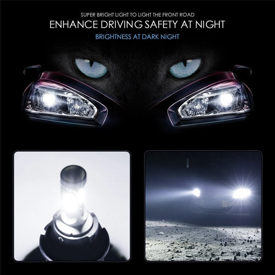 Kit combinado de faros antiniebla altos/bajos LED 10000K para Toyota Tundra 2014-2021 Foto 3 de 4