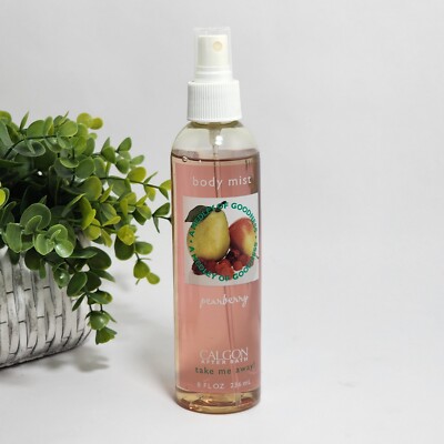 Calgon Pearberry Body Mist Fragrance 8 fl oz / 236 mL ~ After Bath Take Me Away!