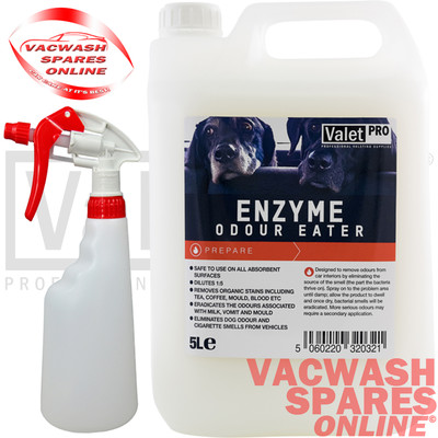 VALETPRO ENZYM GERUCHSFRESSER 5L / MILCH / KRANK / FEUCHT / RAUCH ENZYM ENTFERNUNG