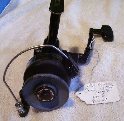NICE VINTAGE ABU GARCIA CARDINAL 755 REEL 8/10/22 WORKING VERY