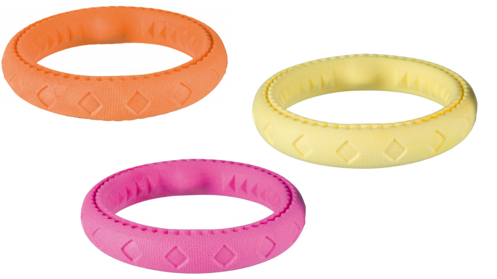 DOG TOY FLOATING RING Floatable Tug Toy x1 17cm Treat Toy FLOATS IN WATER TRIXIE