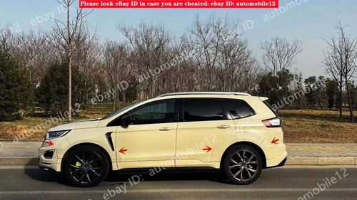 12PCS For Ford Edge 2015-18 Fender Wheel Kit Arch Protector Cover Trim Unpainted - Picture 5 of 11