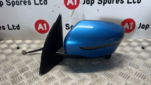 2018-2021 NISSAN QASHQAI J11 NS PASSENGER SIDE BLUE ELECTRIC DOOR WING MIROR 