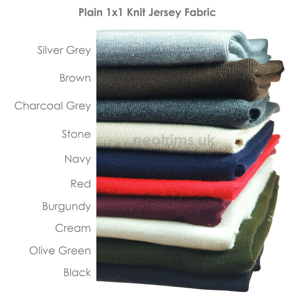 Neotrims in maglia a coste elasticizzato tessuto materiale al metro - Immagine 2 di 4