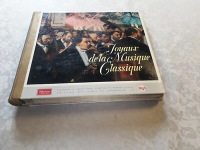 Livres classeur de 12 disques vinyles "Joyaux de la Musique classique"  1962 - Photo 1/4