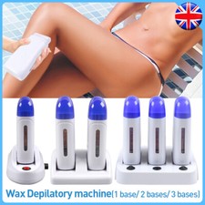 UK Depilatory Roll On Wax Heater Roller Hair Removal Electric Depilation Machine