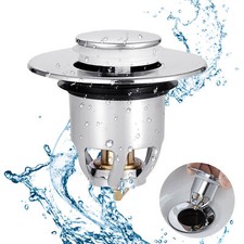 1.34-1.57" Bathroom Sink Plug Stopper Wash Basin Core Bounce Pop Up Drain Filter