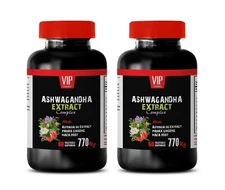 reduce cortisol levels - ASHWAGANDHA ROOT COMPLEX 770mg - reduce triglycerides 2