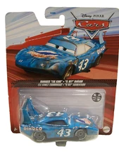DISNEY CARS 2024 "DAMAGED  THE KING" DIECAST 1:55 SCALE FREE SHIPPING!