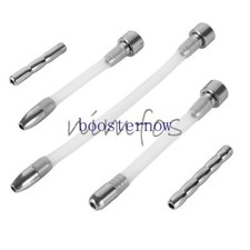 Male Chastity Device Accessories Cage Silicone/Metal Tube Short/Long Plug