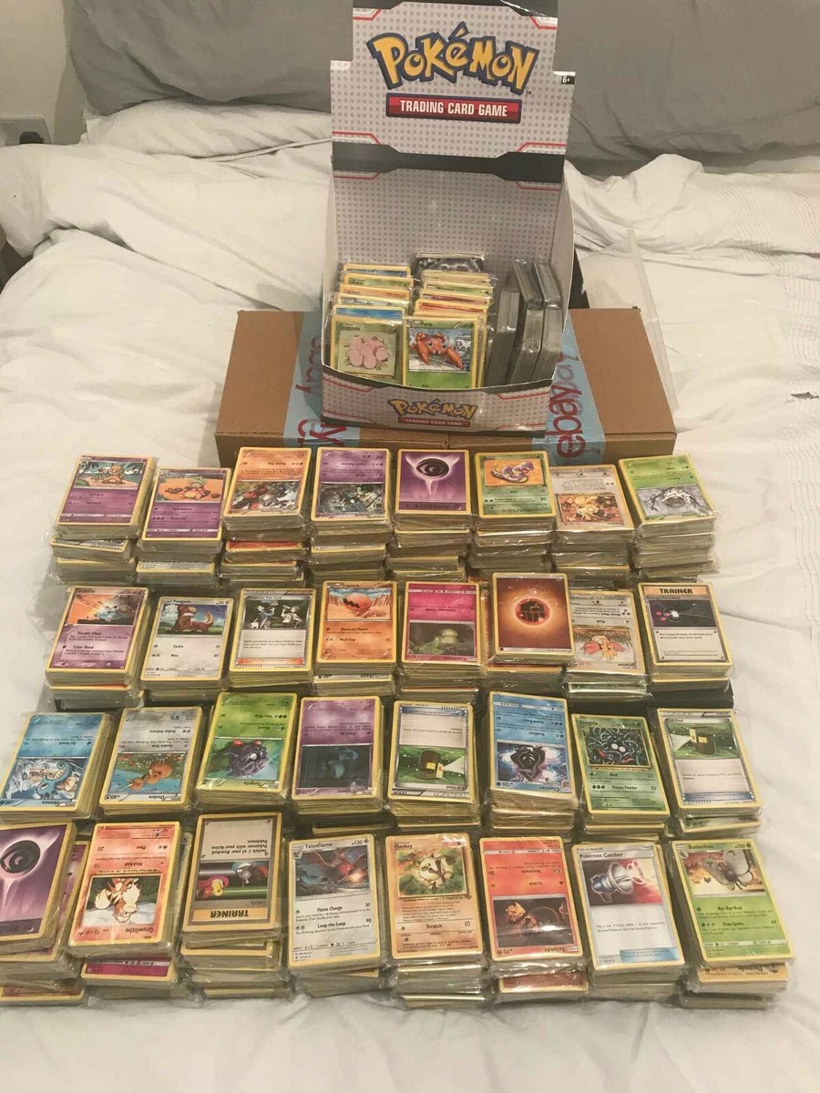 1000 Pokemon Official Cards Bulk Lot - Common, Uncommons + 10 HOLOS Near Mint | eBay 1000 Pokemon Official Cards Bulk Lot - Common, Uncommons + 10 HOLOS Near Mint | eBay