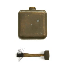 Original British WWII Oil Container: Can, Oil, Small Arms, Mk III