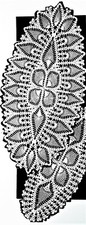 7499 Vintage Mail Order LACY PINEAPPLE OVAL Pattern to Crochet Reproduction