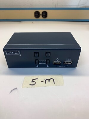 DIGITUS KVM SWITCH DC-11403 2 PORT FAST SHIPPING ~WARRANTY~