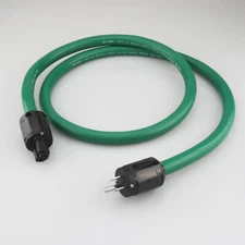 HiEnd Copper and Silver Mixed Wire with EU/US Schuko Plug HIFI Audio Power Cable