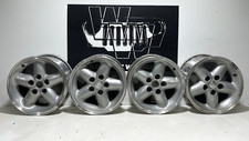 97-00 97-06 Jeep Tj Wrangler Set Of 4 15x7 5x4.5 Aluminum Grizzly Silver Wheel