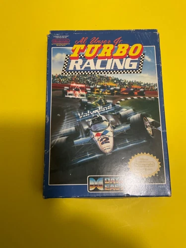 Al Unser Jr Turbo Racing Nintendo NES Complete Tested Game Free Shipping