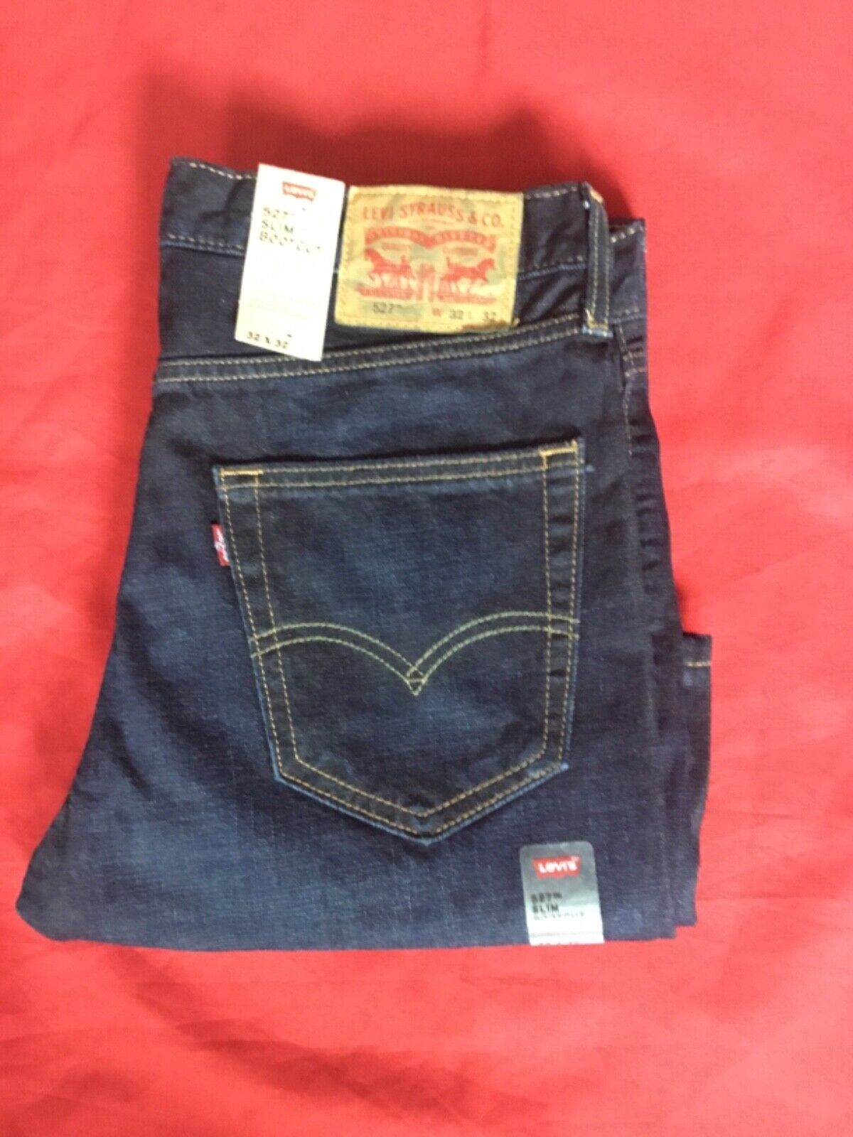 Levi's 527 Men's Slim Bootcut (05527-0490) Indigo Black - Blue Size: Selectable N | eBay