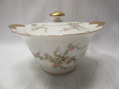 Theodore Haviland New York Roselinde Covered Sugar Bowl