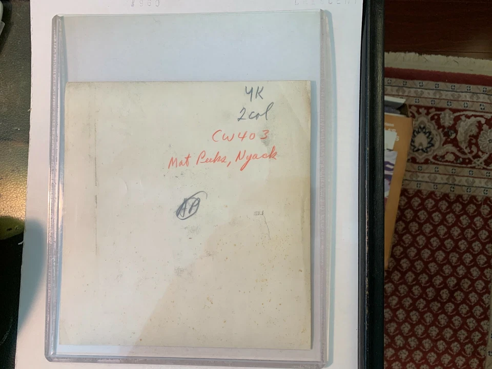 1960 Ted Williams Vintage Photograph Final Career Game AP Photo - Image 2 of 2