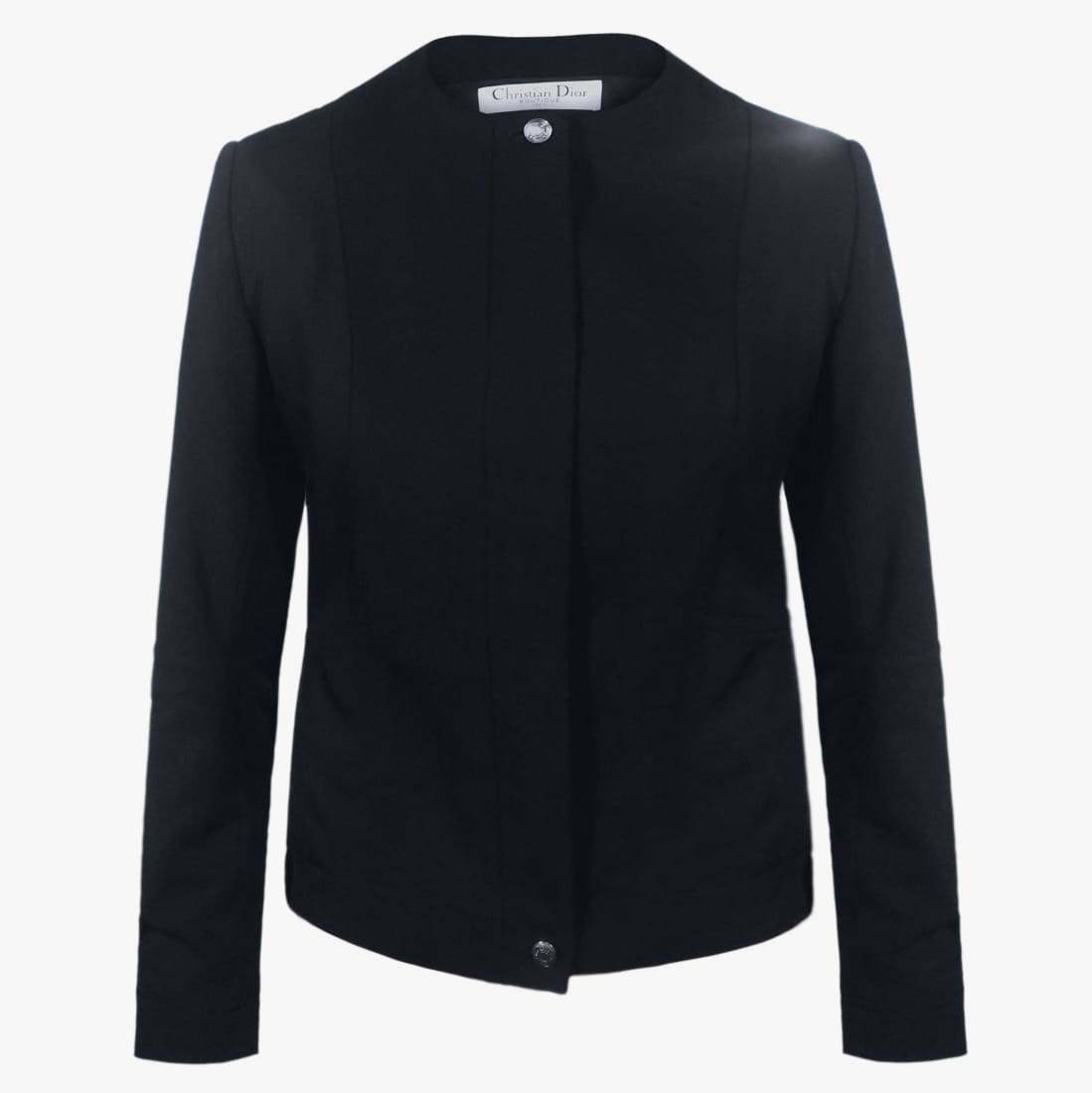CHRISTIAN DIOR Women Black Blazer Size M 40 6 Womens Black Jacket 
