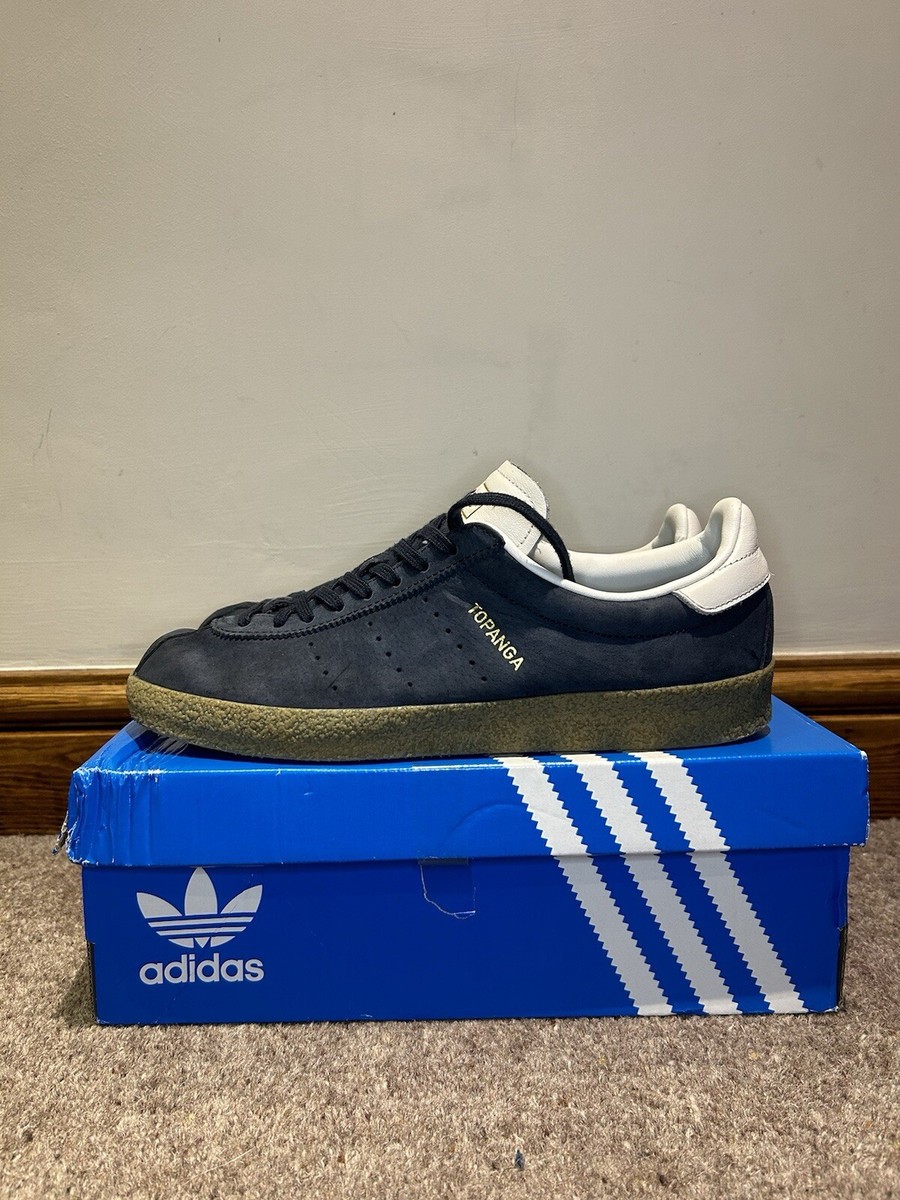 Athletic Shoes Adidas Originals Topanga Clean Adidas Originals Topanga  Clean Black Leather Trainers UK UNISEX RARE 2016