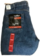 NEW Men's CARHARTT Traditional Fit JEANS Boot Cut 42 x 32 Dungaree B248LVN