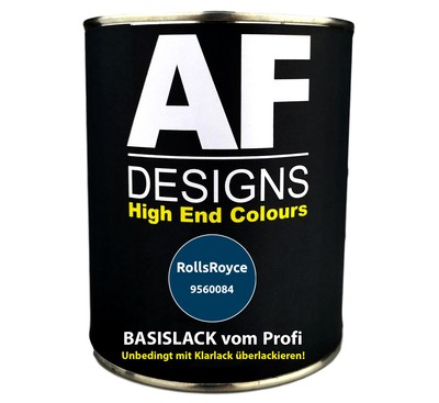 500ML Basislack RollsRoyce 9560084 Moroccan Blue Metallic Spritzfertig Autolack