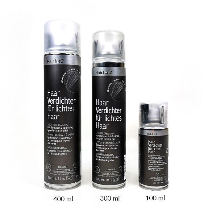 Hairfor2 Volluma Castano Scuro 300ml - Spray Antidiradamento Unisex