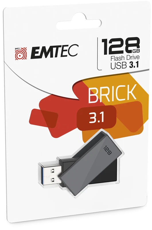 2x EMTEC 128gb USB3.1 Flash Drive "BRICK" Model: ECMMD128GC353  - [F32] - Image 3 of 3