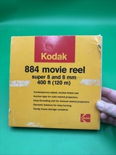 Kodak 884 Movie Reel Super 8 and 8mm, 400ft, Replacement/Take -up Reel W/film