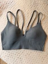 Lululemon Like a Cloud Strappy Longline Ribbed Bra Light Support, B/C Cup size 8